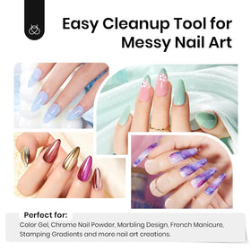beetles latex peeling off finger edge illustrating fast, mess-free cleanup benefit