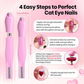 beetles magnet creating heart effect on nail for fast precise designs benefit