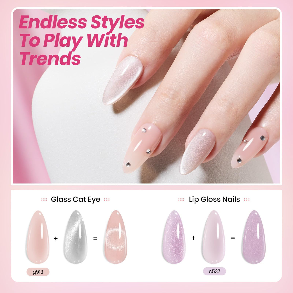 Beetles manicure on natural hands illustrating wearable nude finish and flattering appeal benefit