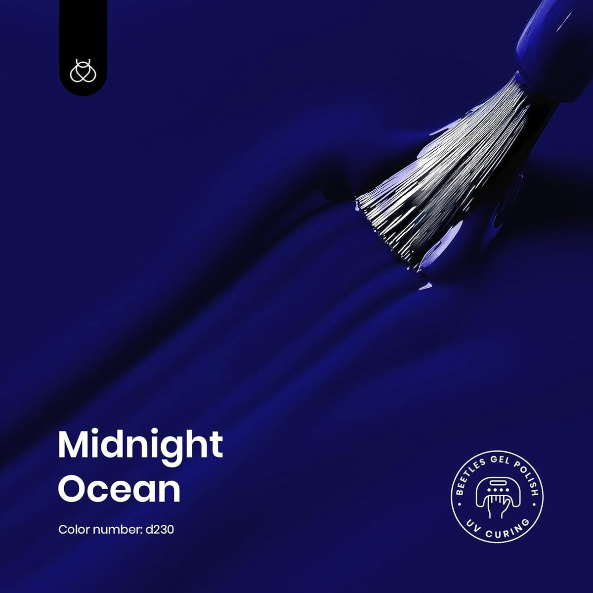 beetles nail swatch wheel displaying true midnight ocean color for color choice clarity