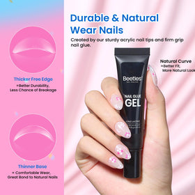 Beetles mini UV lamp curing a nail demonstrating fast, reliable curing