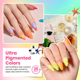 beetles nail art in use on model hands showcasing bright colors and durability