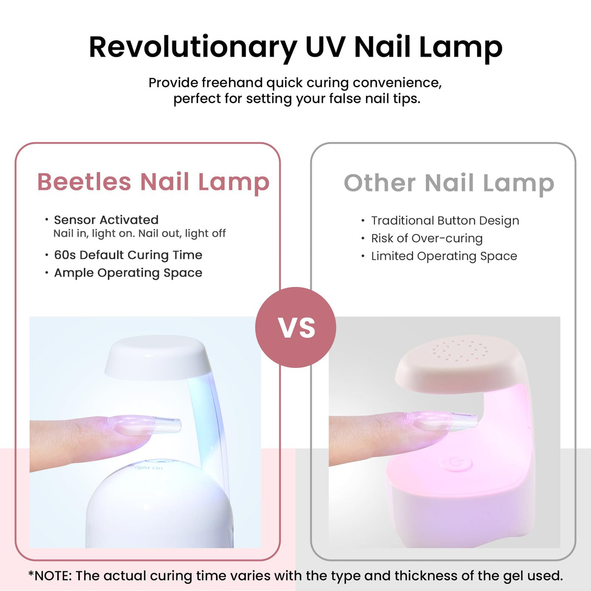 Beetles nail file and tools arranged for smooth shaping and finishing