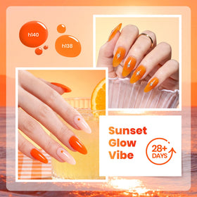 beetles Gel Polish on nails in beach setting showing summer-ready vibrant manicure