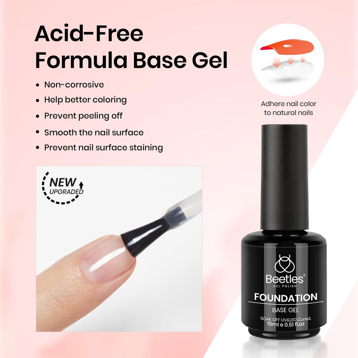 Beetles nails curing under LED lamp demonstrating fast hardening benefit