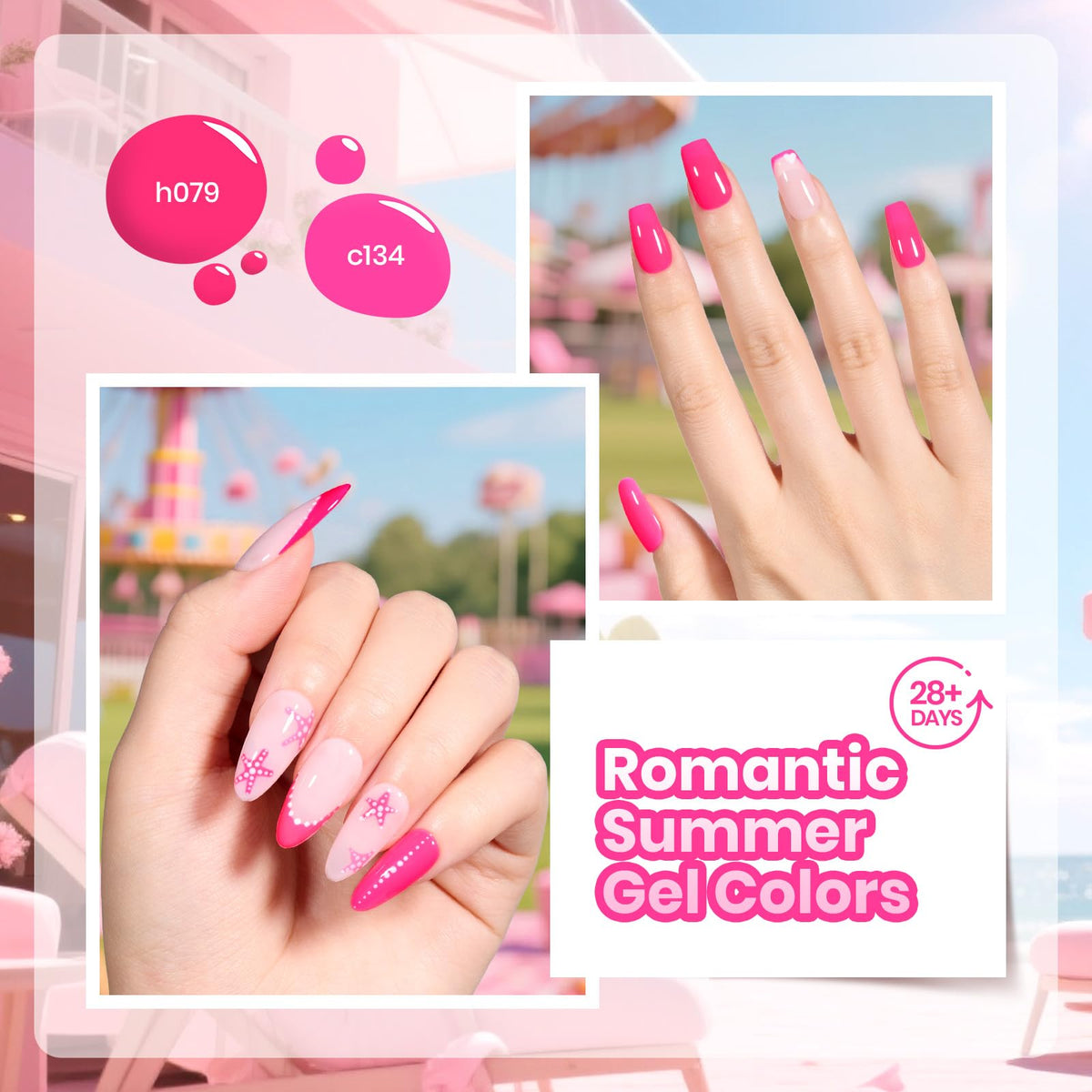 Beetles nails in use party look displaying vivid color payoff benefit