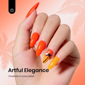 beetles Gel Polish applied on nails in salon demonstrating professional-quality finish