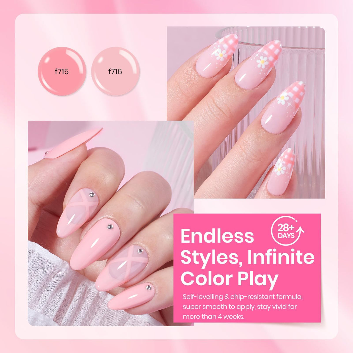 Beetles hands with summer outfit showing finished manicure benefit uplifted look