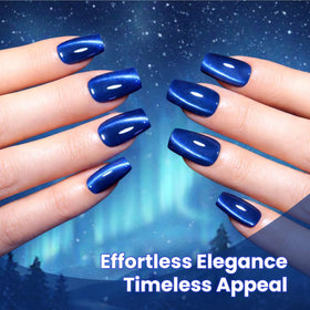 beetles cured nails under lamp showing high-gloss durable finish