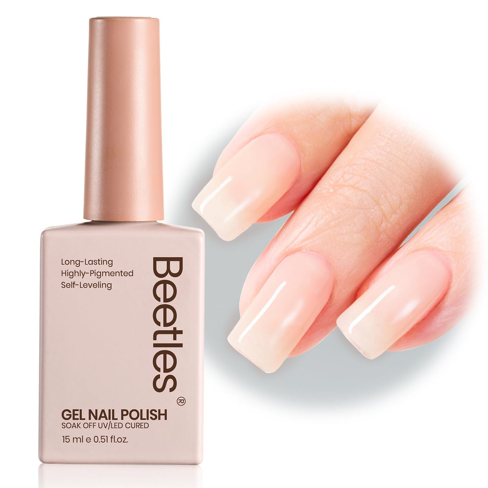 beetles front bottle showing neutral jelly shade and easy application