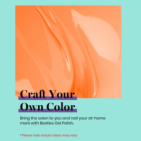 beetles brush stroke showing smooth application and full color payoff