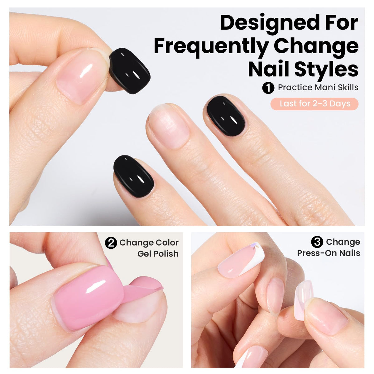beetles Gel Polish brush applying base coat demonstrating even coverage for neat results