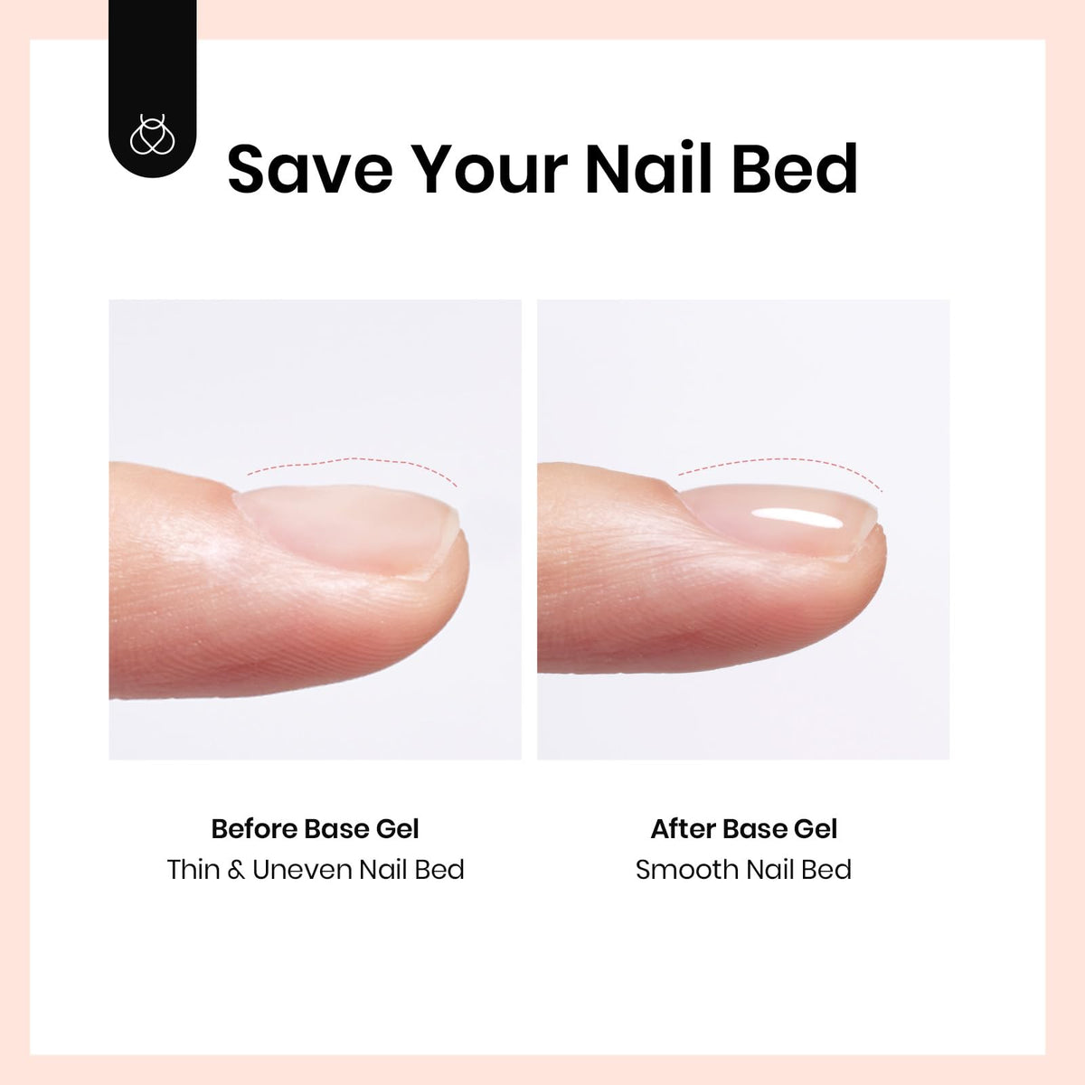 beetles Gel Polish peeled-off base showing clean removal and minimal nail damage