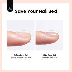 beetles Gel Polish peeled-off base showing clean removal and minimal nail damage