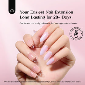 beetles pink gel polish and top coat bottles showing color and glossy finish