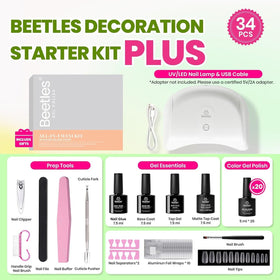 beetles polish color array of 20 gel shades displayed, wide palette for creative looks