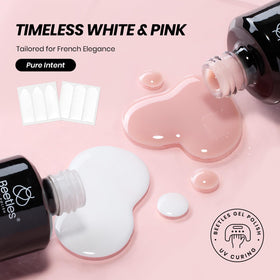 Beetles Gel Polish texture swatches on wheel illustrating glossy finish and color contrast