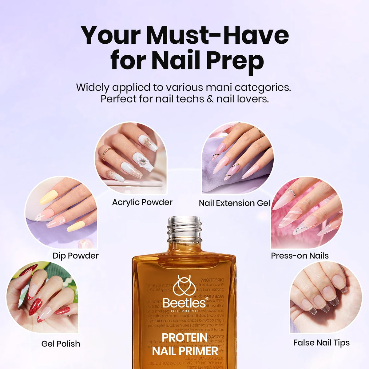 Beetles Gel Polish applied in salon setting demonstrating professional results