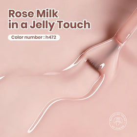 Beetles brush stroke of Rose Milk demonstrating buildable, sheer coverage
