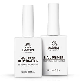 Beetles Gel Polish in a salon scene with a manicurist using the set for fast, professional nail prep