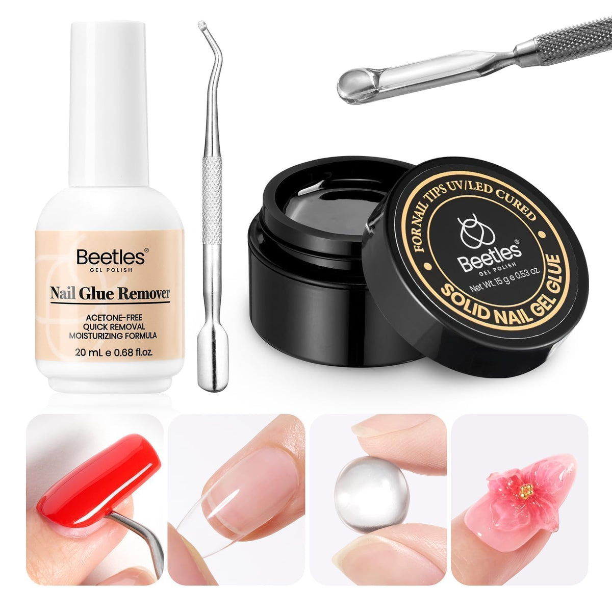 Salon counter with Beetles kit in use for professional results