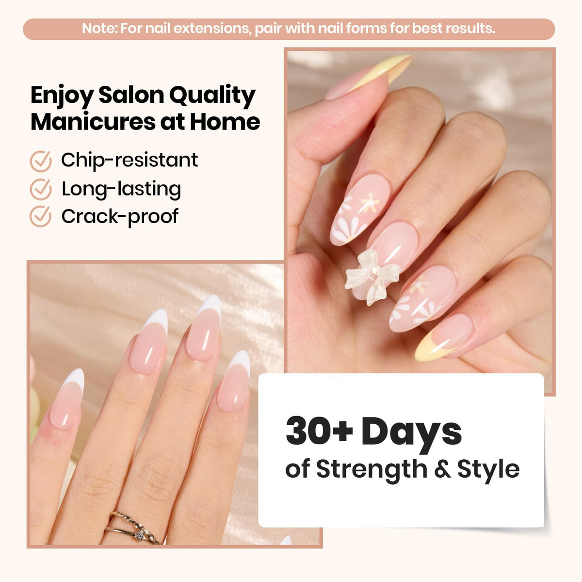 Beetles Gel Polish bottle held in hand showing compact kit size and portability