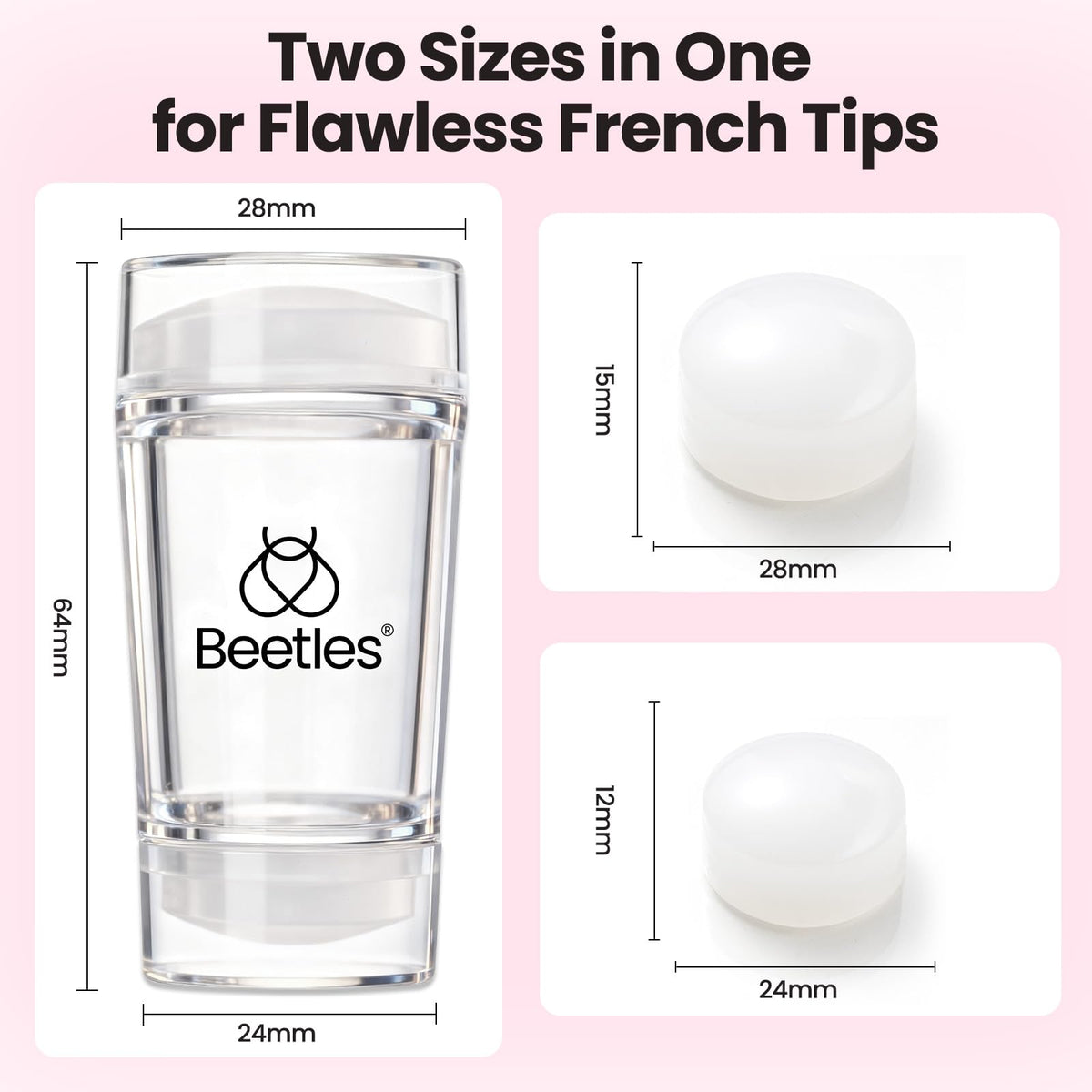 Beetles Gel Polish scraper and removable head in hand, easy cleaning benefit