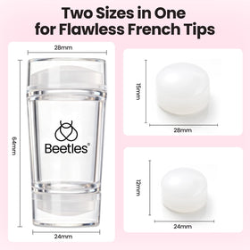 Beetles Gel Polish scraper and removable head in hand, easy cleaning benefit
