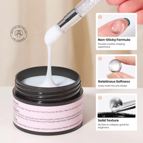 Beetles double-head silicone sculpting pen and tweezers displayed for precise shaping