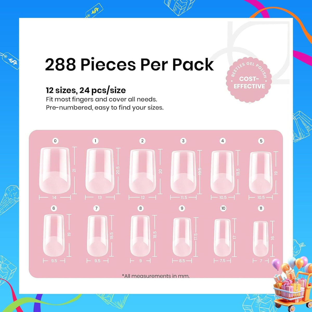 beetles Gel Polish thin edge profile for seamless natural nail blending