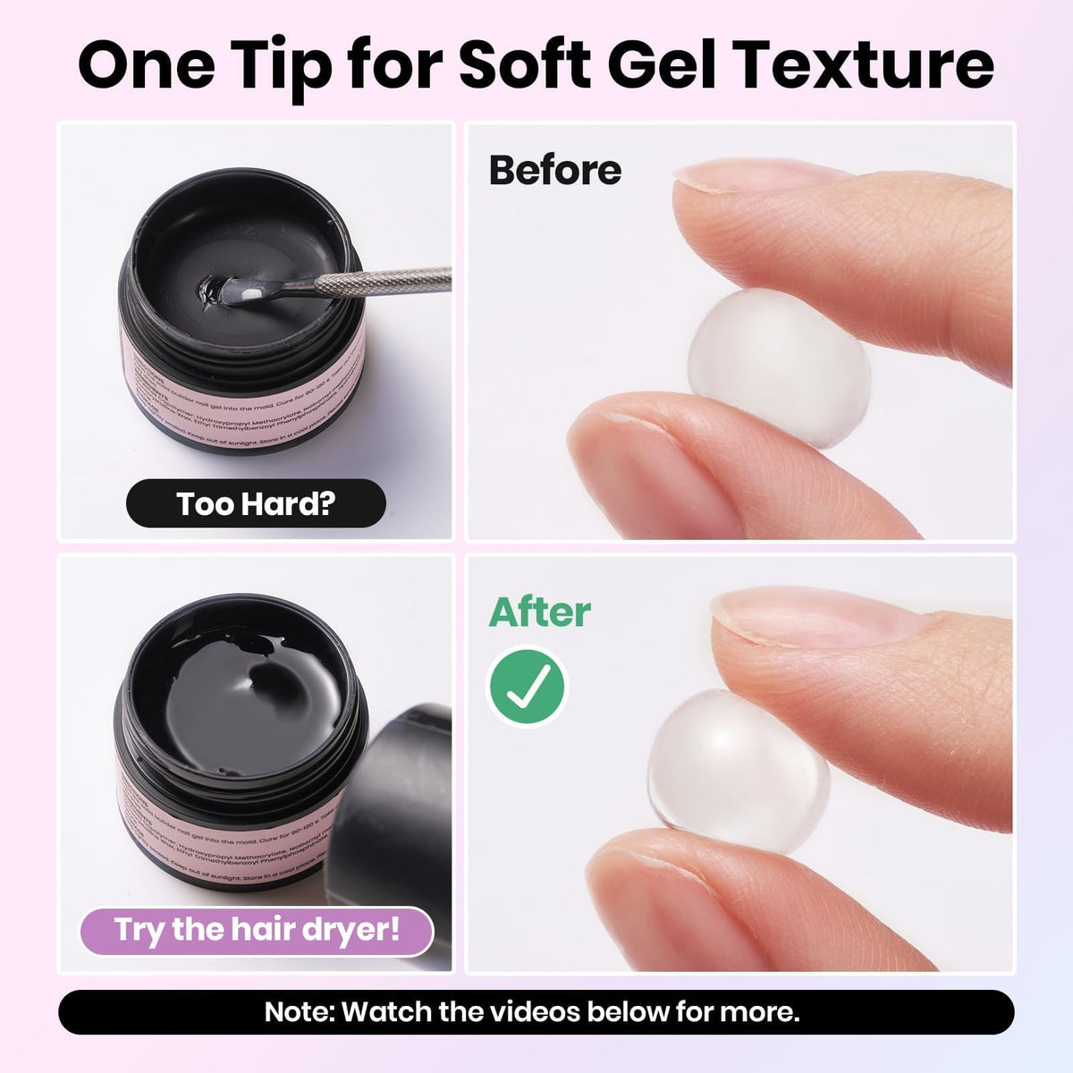 beetles Gel Polish kit next to a hand for scale and realistic sizing