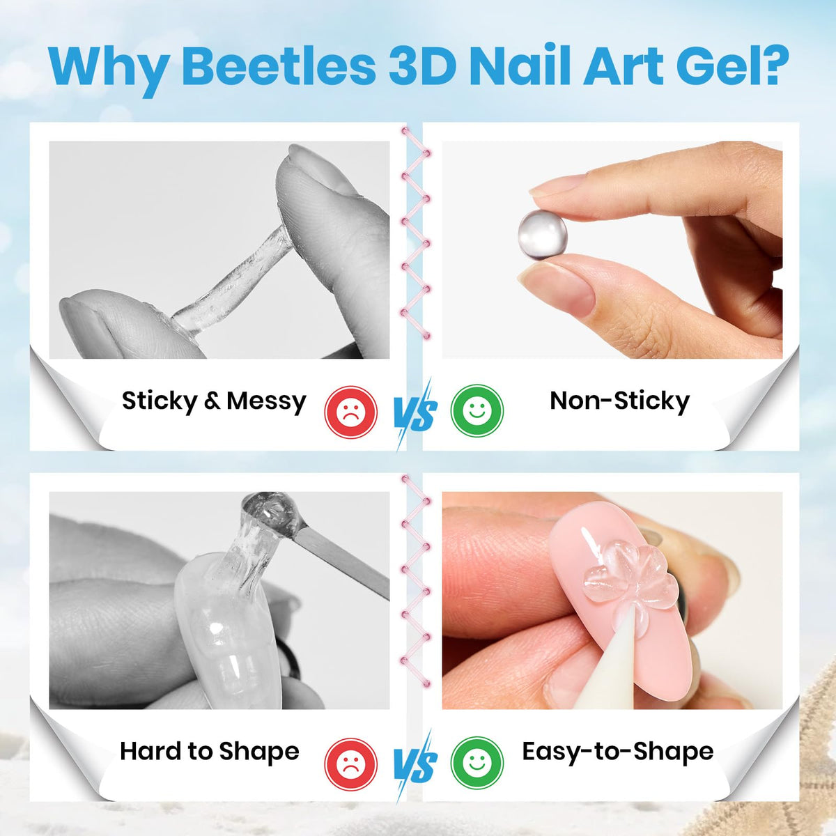 Beetles size comparison with 20g jars and mold showing scale and portable kit benefits