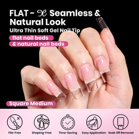 Beetles Gel Polish layout of all 16 sizes 00–14 demonstrating fit options