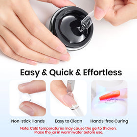 beetles Gel Polish close-up of thick gel texture for precise non-runny application