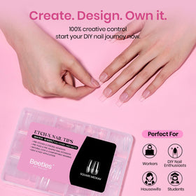 Beetles thin-edge profile of tip for seamless fit and natural appearance