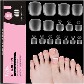 Beetles front packaging view showing 192-piece kit and square tips benefit durability