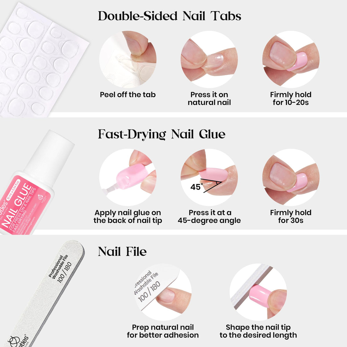 beetles nail stickers used to create accent and custom designs