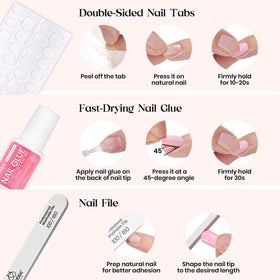 beetles all kit contents arranged to show complete at-home manicure benefit