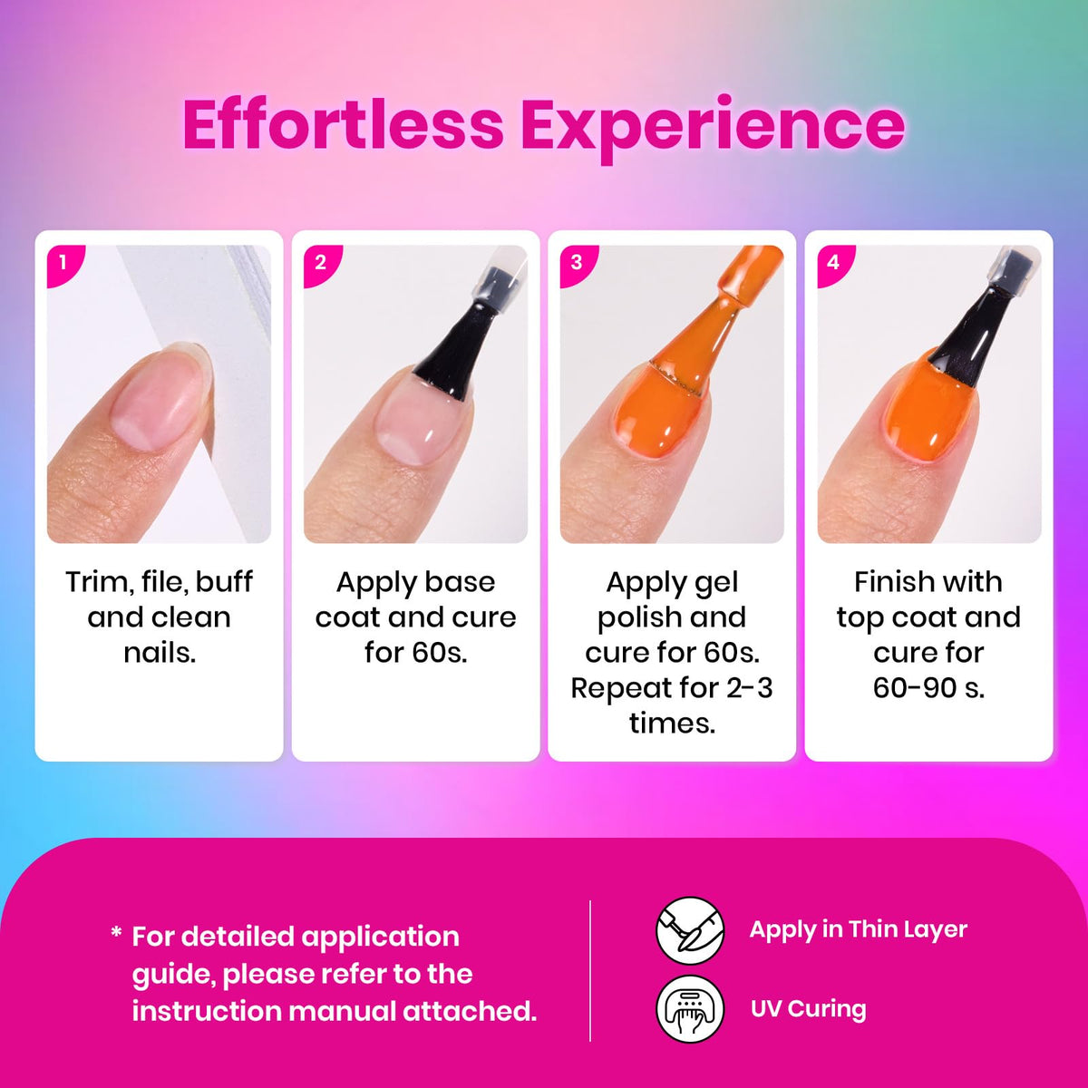 beetles summer beach manicure lifestyle photo showing bright neon nails for vacations