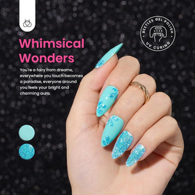 Beetles nail wheel swatches displaying color shift and choice convenience