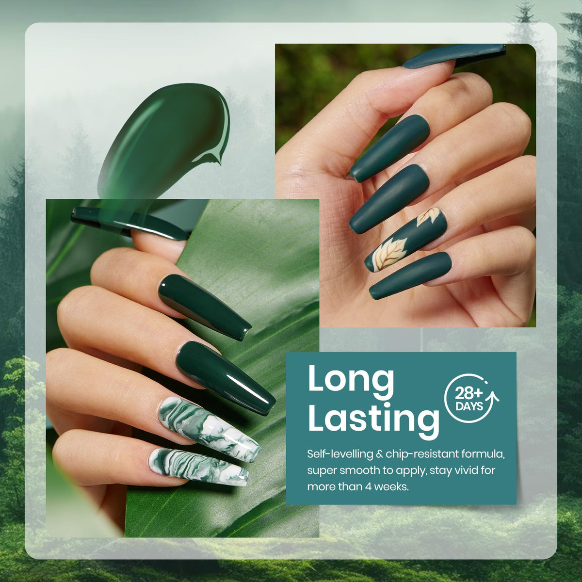 Beetles brush stroke texture showing even coverage and streak-free application