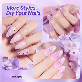 beetles close-up jelly texture highlighting smooth application and luminous shine