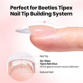 beetles close-up of gel texture demonstrating smooth self-leveling benefit