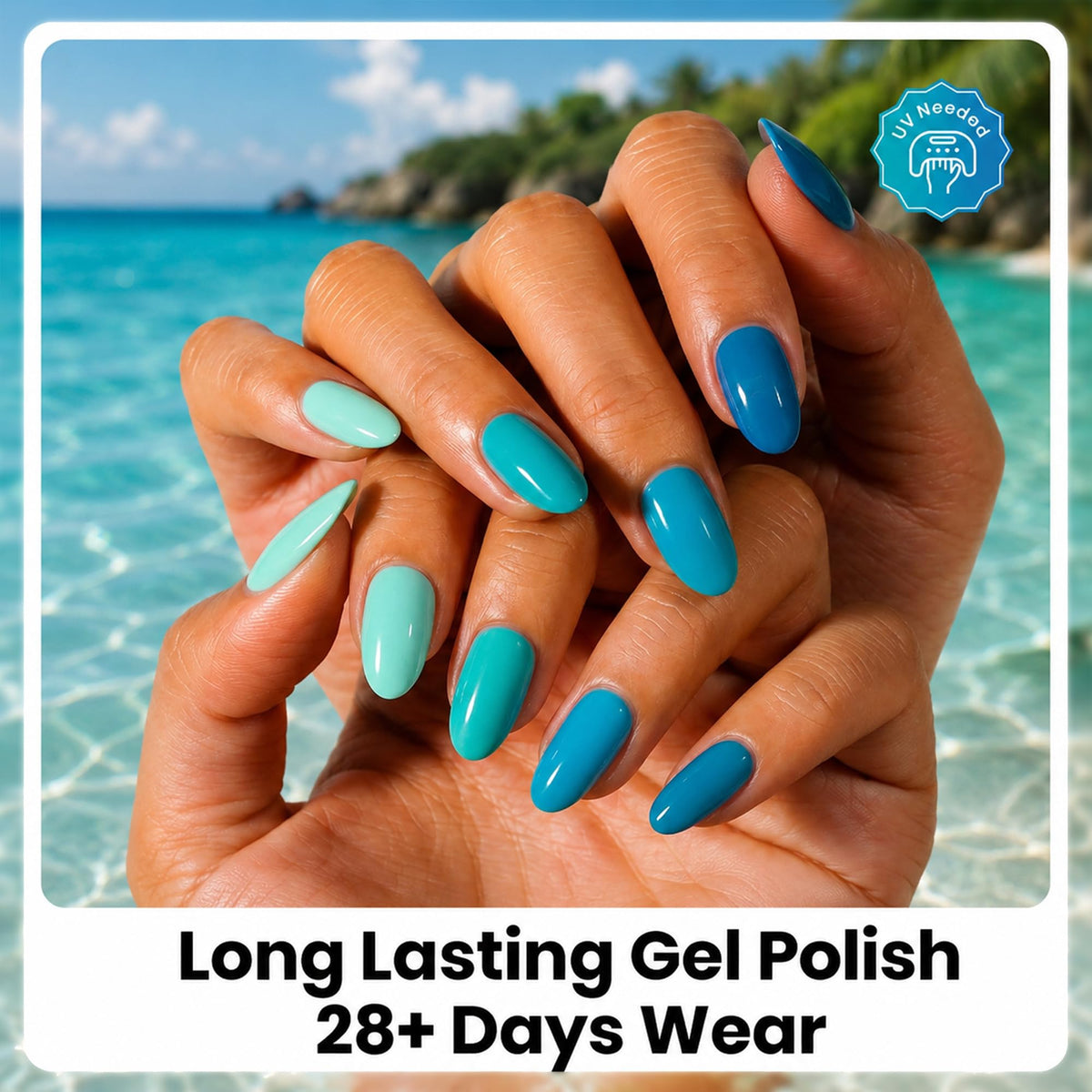 Beetles polish texture closeup showing smooth, high-shine finish for salon look
