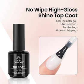 beetles Gel Polish texture paint stroke of white gel showing opaque coverage and precise lines