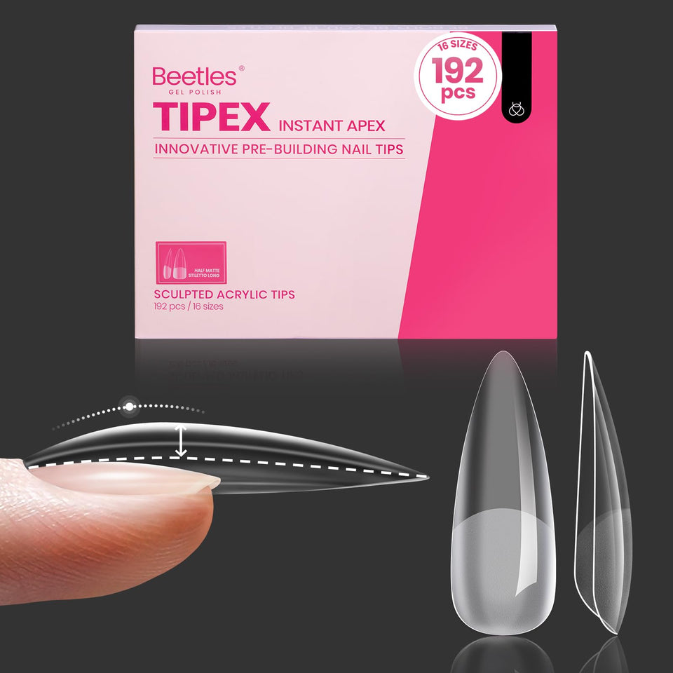 beetles Gel Polish front packaging showing full tip kit and quantity benefit
