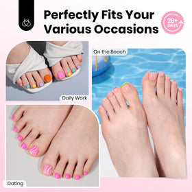 Beetles size array displaying 16 sizes for a precise fit on all toes
