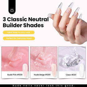 beetles tool set including forms glue pen scissors base and top coat benefit