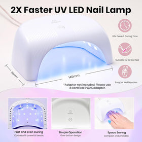 beetles tools and accessories neatly arranged for easy at-home manicure setup