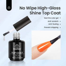 beetles Gel Polish brush stroke showing smooth application and even coverage